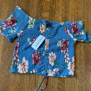 Kendall and Kylie Floral Crop Top